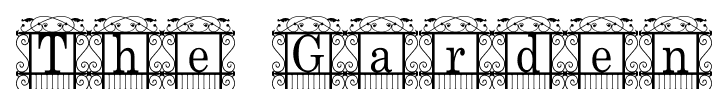 The Garden font